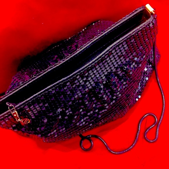 Navy Mesh Shoulder Bag - Picture 3 of 8